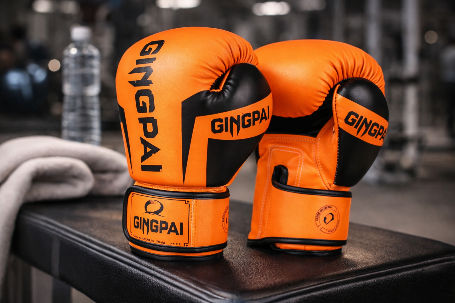 Athletix Lab & GingPai- Adjustable Boxing Gloves (6-12oz)
